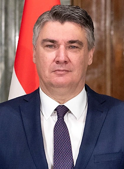 Zoran Milanović at Palazzo del Quirinale in 2021