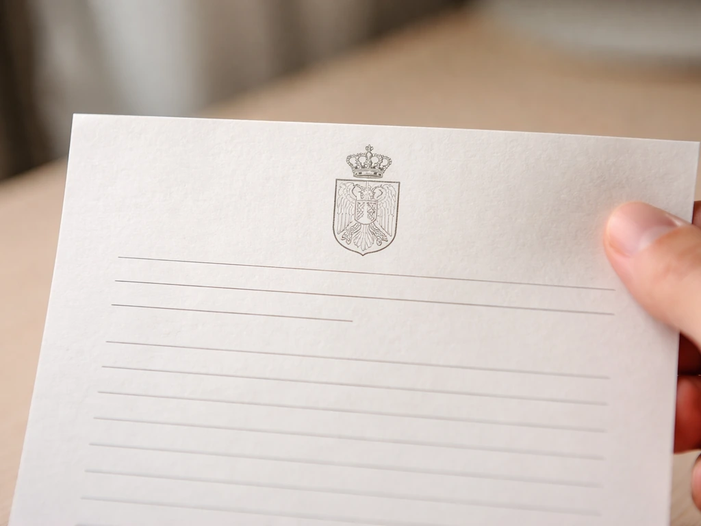 Close-up of a generic official salary document header on a desk, staged with soft natural light.